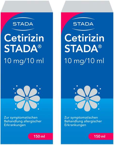 Cetirizin Stada Saft 10 mg pro 10 ml 2 x 150 ml Saft