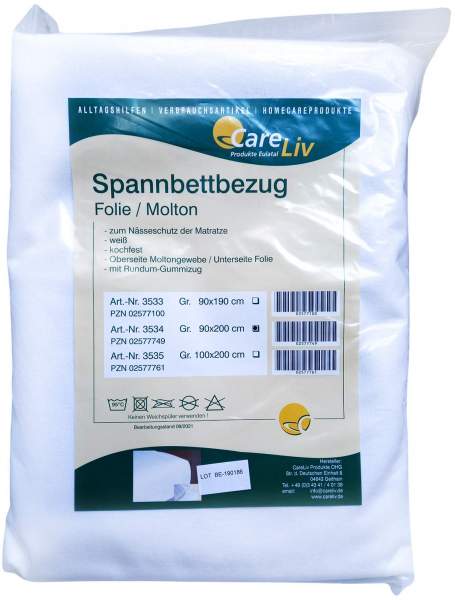Matratzen Schutzbezug Molton Mit Folie 90x200cm