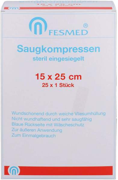 Saugkompressen Steril Fesmed 15m X 25 cm