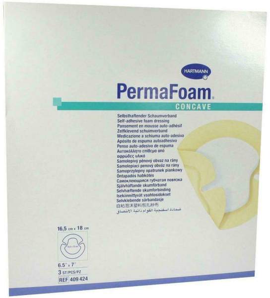 Permafoam Concave Schaumverband 16,5x18cm