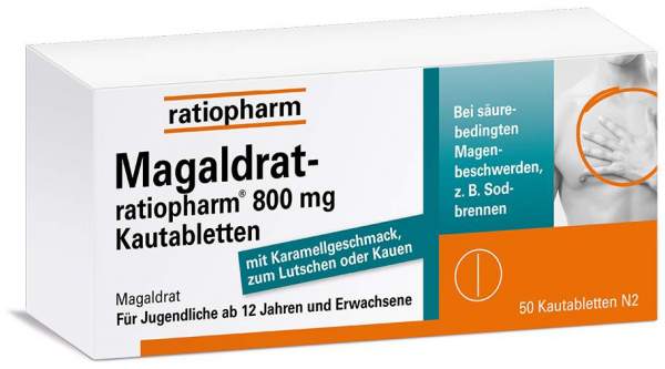 Magaldrat-ratiopharm 800 mg 50 Tabletten