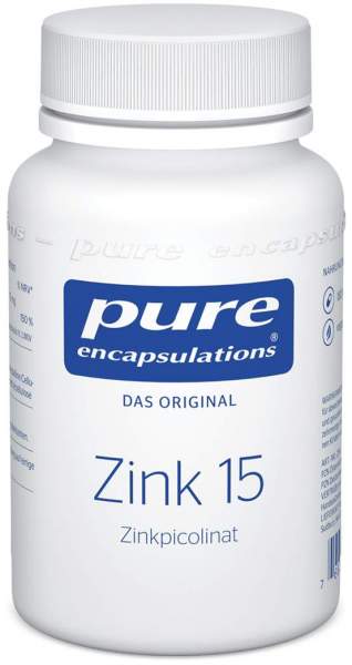 Pure Encapsulations Zink 15 Zinkpicolinat 180 Kapseln
