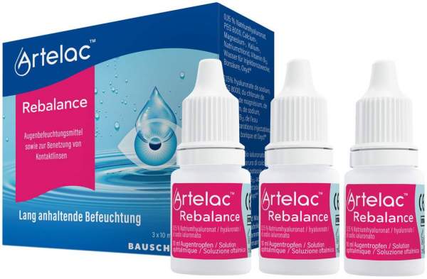 Artelac Rebalance Augentropfen 3 x 10 ml