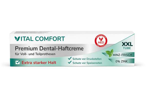 Vital Comfort Prothesen-Haftcreme mit Minzgeschmack 70 g Tube