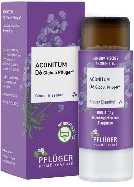 Aconitum D6 Globuli Pflüger 10 g