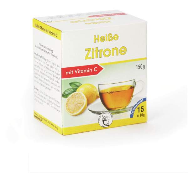 Heisse Zitrone + Vitamin C 15 Beutel Mit Je 10 G Pulver