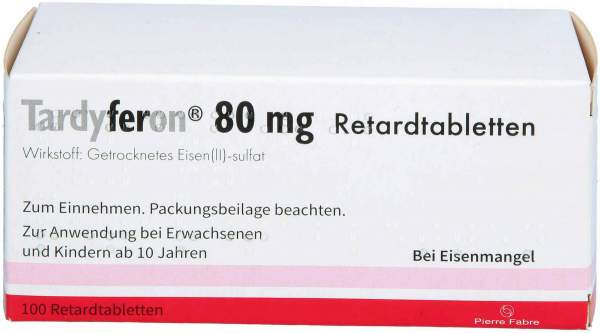 Tardyferon Depot-Eisen(II)-sulfat 80 mg Retardtabl