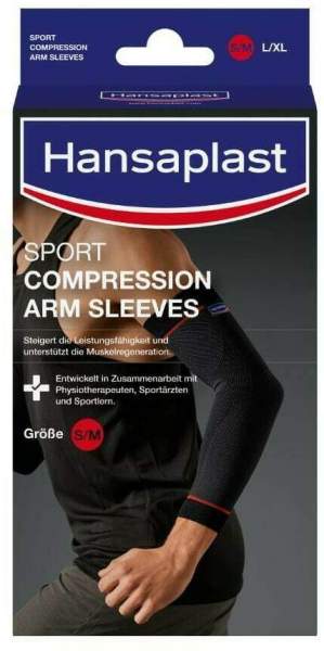 Hansaplast Sport Compression Arm Sleeves Gr.S - M 1 Paar