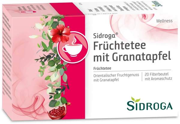 Sidroga Wellness Früchtetee Mit Granatapfel 20 Filterbeutel
