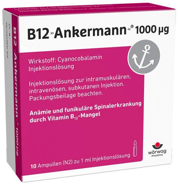 B12 Ankermann 1000 µg 10 x 1 ml Ampullen