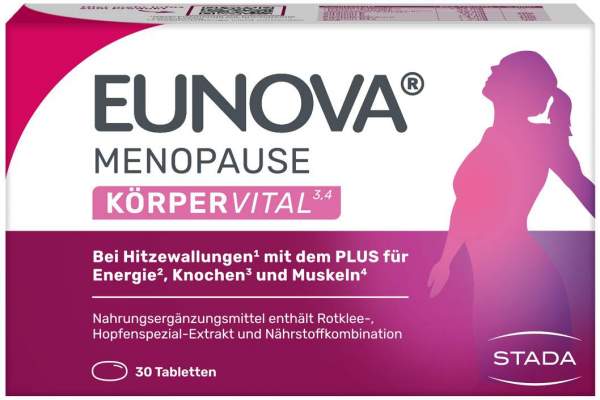 Eunova Menopause Körper Vital 30 Tabletten