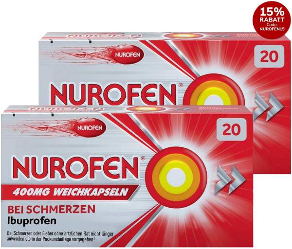 Nurofen 400 mg 2 x 20 Weichkapseln