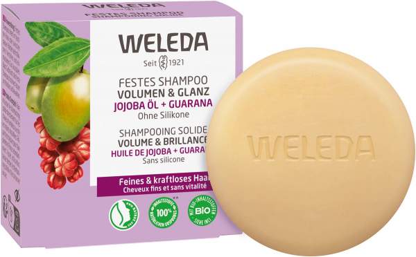 WELEDA festes Shampoo Volumen &amp; Glanz 50 g