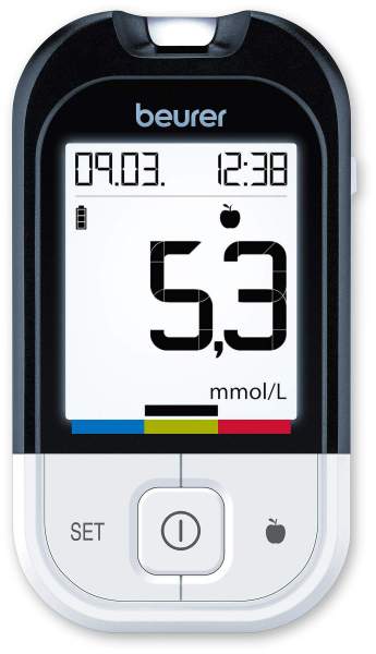 Beurer Gl48 Blutzuckermessgerät Mmol Je L