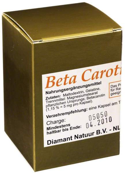 Beta Carotin Kapseln