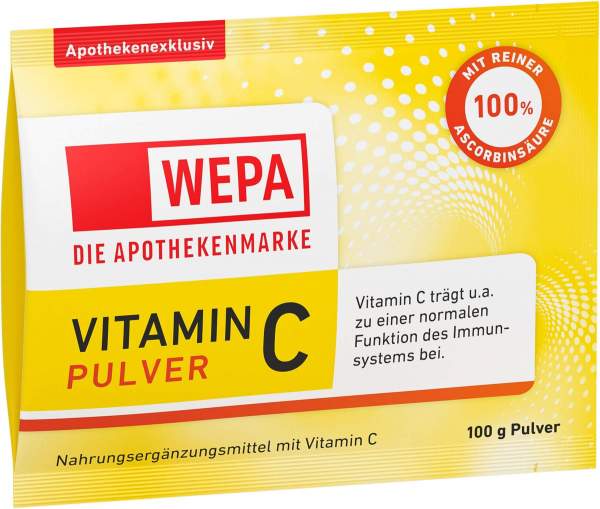 Wepa Vitamin C 100 G Pulver Nachfüllbeutel