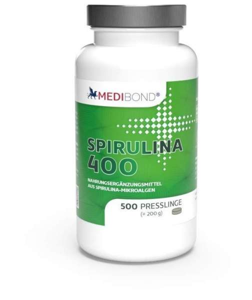 Spirulina 400 Medibond 500 Presslinge