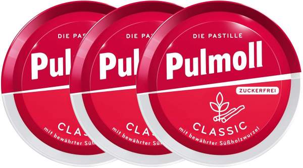 Pulmoll Hustenbonbons Classic zuckerfrei 3 x 50 g
