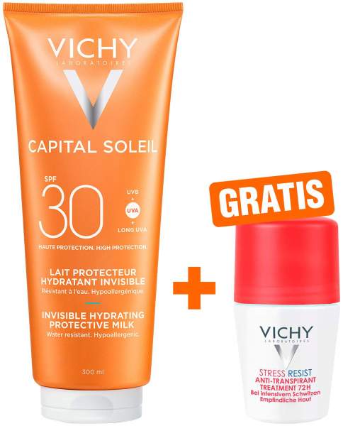 Vichy Capital Soleil mattierendes Sonnenfluid LSF 30 50 ml + gratis Vichy Deo Stress Resist 72h 50 ml