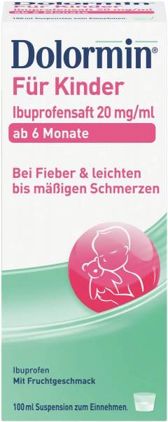 Dolormin Für Kinder 100 ml Ibuprofensaft 20 mg Je ml