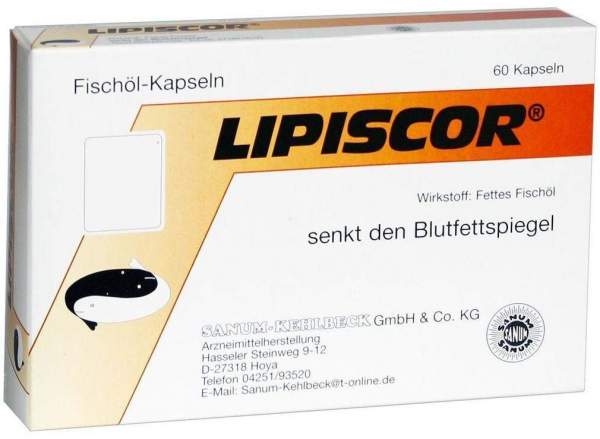 Lipiscor Fischöl Kapseln 60 Kapseln