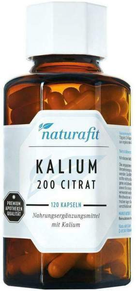 Naturafit Kalium 200 Citrat Kapseln 120 Stück