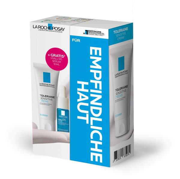 La Roche Posay Toleriane sensitive Creme 40 ml + gratis Hyalu B5 Serum 10 ml