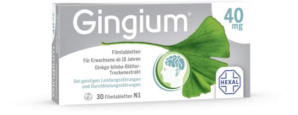 Gingium 40 mg 30 Filmtabletten