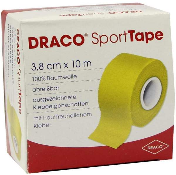 Dracotapeverband 10mx3,8cm Gelb