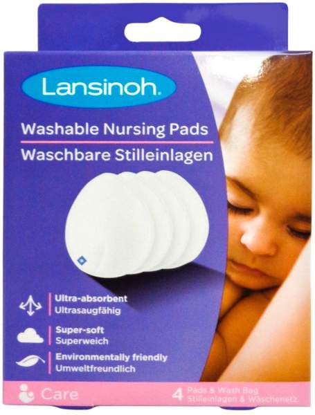 Lansinoh Waschbare Stilleinlagen 4 Stück