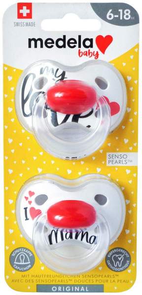 Medela Baby Schnuller Original Duo Signat.6-18 M.