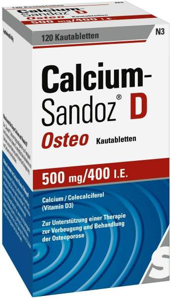 Calcium Sandoz D Osteo 120 Kautabletten
