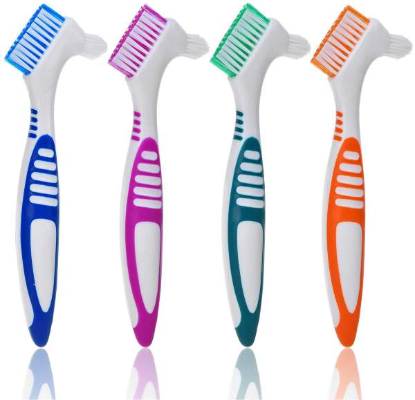 Prothesenbürste, farblich sortiert, 1 stk.