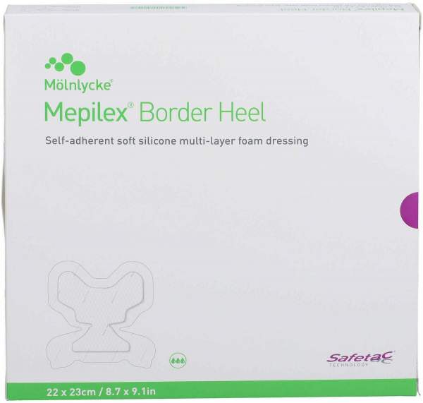 Mepilex Border Heel Fersenverband Haftend 22 X 23 cm Steril 10...