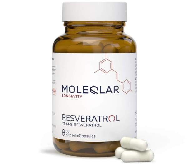 MoleQlar Resveratrol Trans-Resveratrol 60 Kapseln