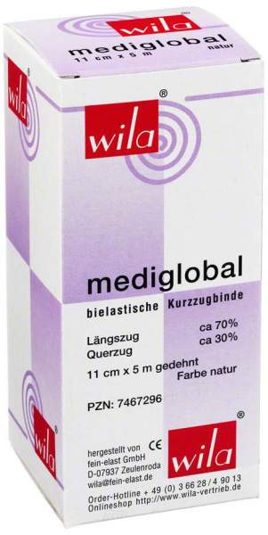 Mediglobal Kurzzugbinde Natur 11 Cmx5 M