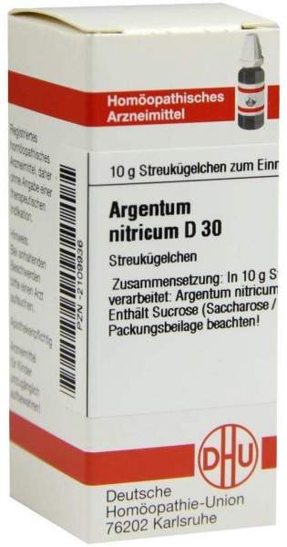 Argentum Nitricum D 30 Globuli