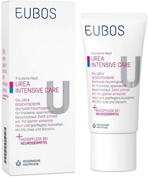 Eubos Trockene Haut Urea 5% 50 ml Gesichtscreme