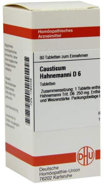 DHU Causticum hahnemanni D6 80 Tabletten