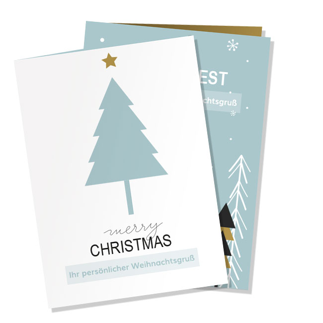 Personalisieren Sie Ihre Weihnachtskarte und schenken Freude!