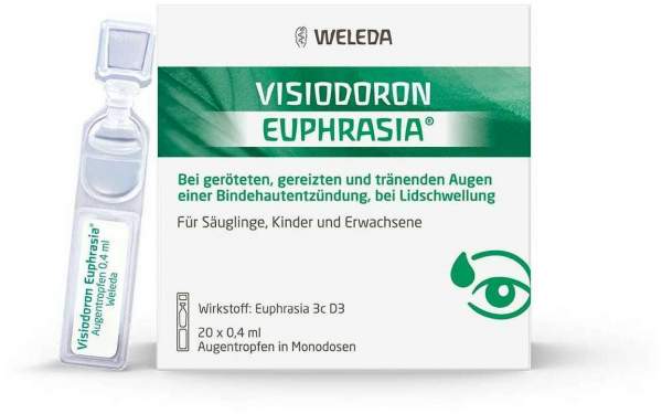 Weleda Visiodoron Euphrasia Augentropfen 20 x 0,4 ml
