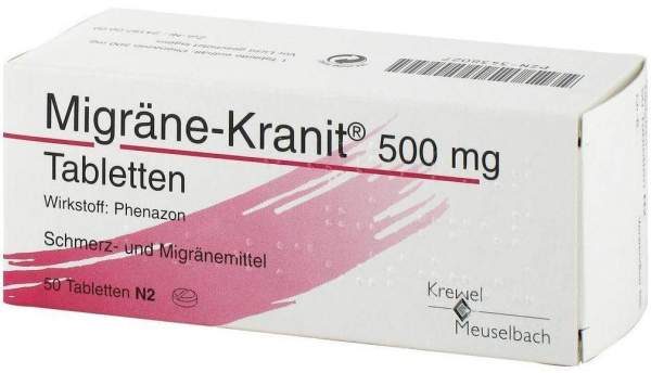 Migräne Kranit 500 mg 50 Tabletten