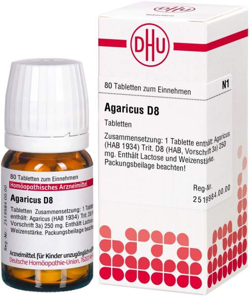 Agaricus D 8 Tabletten kaufen Volksversand Versandapotheke