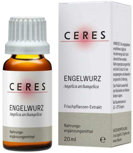 Ceres Engelwurz Angelica Archangelica Extrakt Tro.