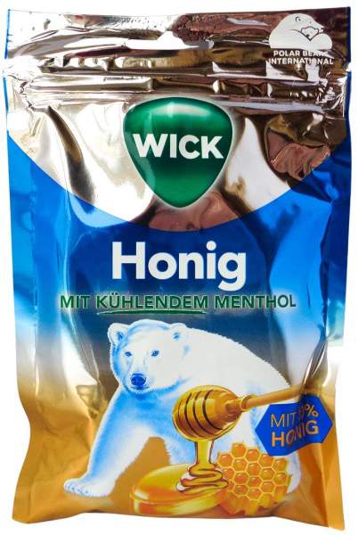 Wick Honig Hustenbonbon Mit Menthol