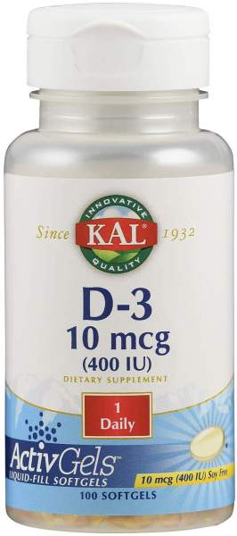 Vitamin D3 400 I.E. Kal Kapseln 100 Stück