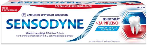Sensodyne Sensitivität &amp; Zahnfleisch Zahnpasta 75 ml