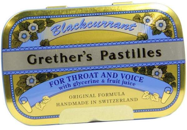 Grethers Pastilles Blackcurrant 60 G