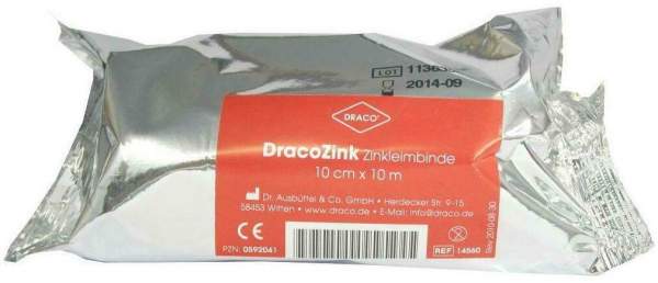 Zinkleimbinde Dracozink 10 cm X 10 M 1 Stück