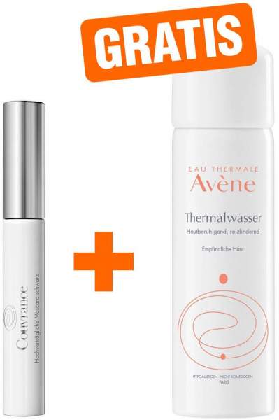 Avene Couvrance Mascara schwarz + gratis Thermalwasserspray 50 ml